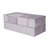 Vaikiška sofa iš minkštų blokų