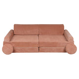 Vaikiška velvetinė sofa