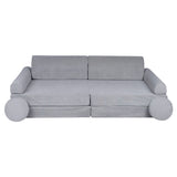 Vaikiška velvetinė sofa