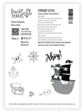 Ducky Street laikinos tatuiruotės „Piratai“