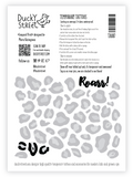 Ducky Street Leopard Print Temporary Tattoos