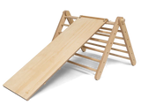 Wooden climbing triangle