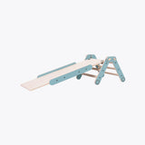 Wooden climbing triangle MINI with slide