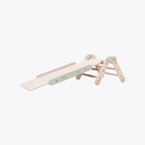 Wooden climbing triangle MINI with slide