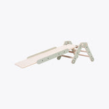 Wooden climbing triangle MINI with slide