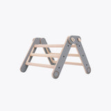 Wooden climbing triangle MINI with slide