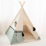 Tipi tent for children with pillows
