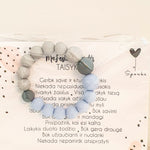 Silicone bead bracelets for girls