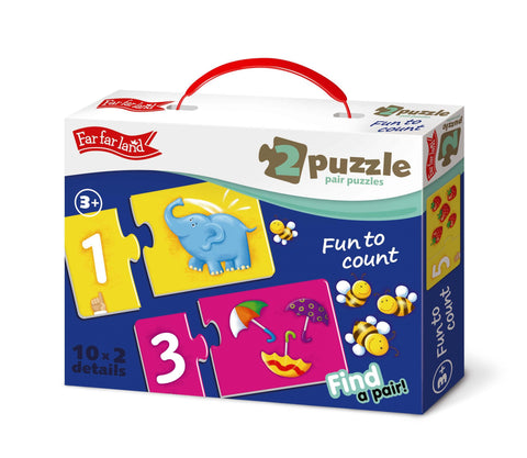 Puzzle for children from 2 parts