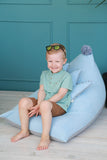 Two-color children's bean bag