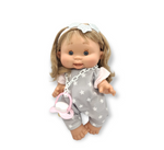 Doll Pepote 26 cm, overalls