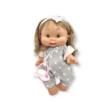 Doll Pepote 26 cm, overalls