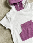 Lilac poncho for children