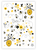 Ducky Street Temporary Tattoos "Bees"