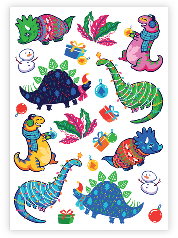 Ducky Street Dragon Party Temporary Tattoos