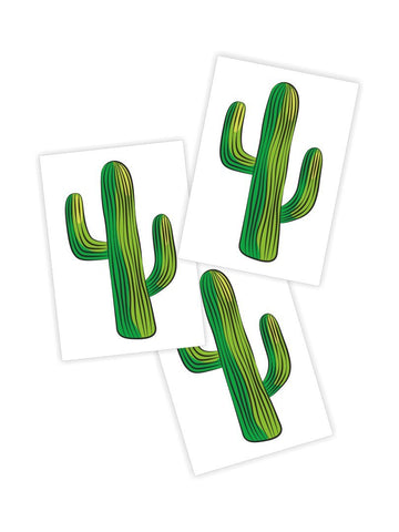 Ducky Street laikinos tatuiruotės „Kaktusai“