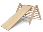 Wooden climbing triangle 