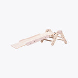 Wooden climbing triangle MINI with slide 