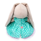 Soft toy - Bunny with mint dress+jacket